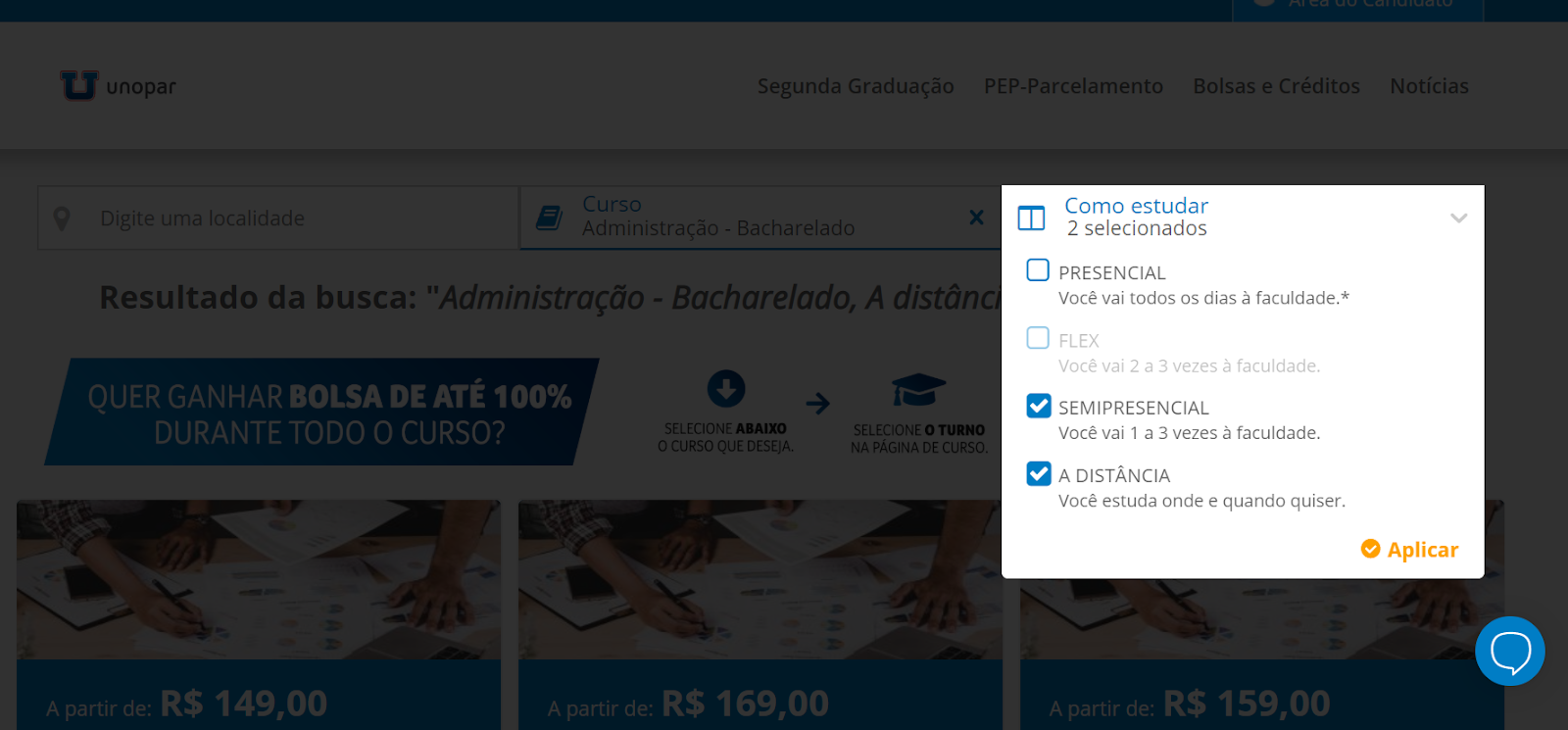 Quais os cursos da Unopar? Conheça os cursos e valores!