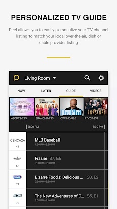 Peel Smart Remote TV Guideのおすすめ画像5