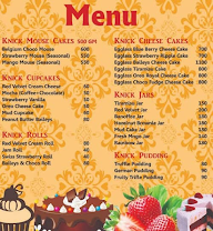 Knickerboockersbakery menu 1