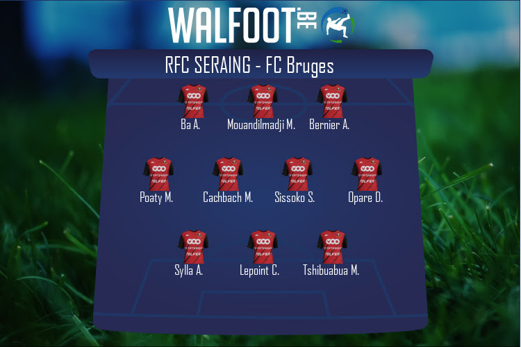 Composition RFC Seraing | RFC Seraing - FC Bruges (10/09/2022)