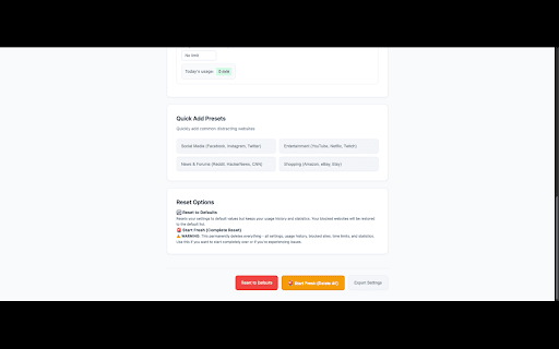 Distraction Blocker with Focus Timer screenshot 6