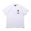 coc-cola x columbia x atmos lab csc basic logo txt short sleeve t-shirt black white