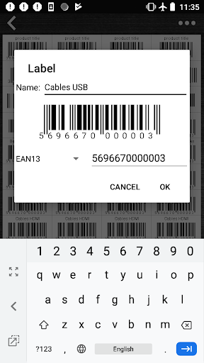 Barcode Maker PDF (generate barcodes & export PDF) screenshot 2