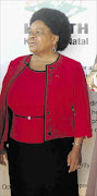 CALL TO ACTION: Provincial speaker Lydia Johnson   Photo: MANDLA ZULU