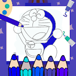 Cover Image of Herunterladen Coloring Doramon blue cat 1.0 APK