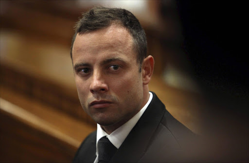 Oscar Pistorius at the Pretoria High Court on March 5, 2014, in Pretoria, South Africa. Oscar Pistorius, stands accused of the murder of his girlfriend, Reeva Steenkamp, on February 14, 2014. This is Pistorius' official trial, the result of which will determine the paralympian athlete's fate. (Photo by Alon Skuy/The Times/Gallo Images - Pool/Getty Images)