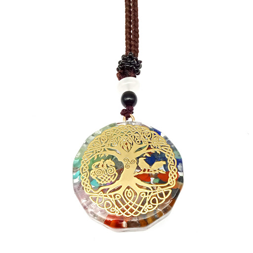 Title 22, Cross-border hot selling colorful gravel neckla...