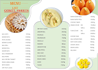 Gokul Sweets & Namkin menu 2