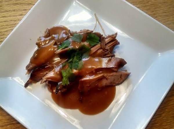 Turkey Thighs with cranberry orange gravy_image