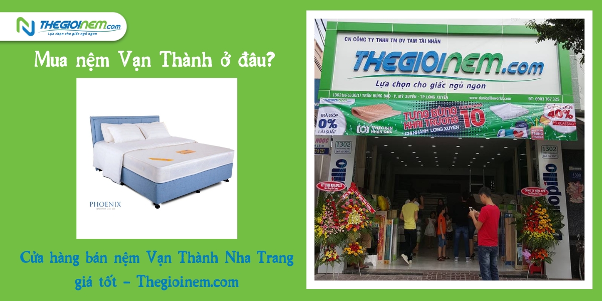 Cửa hàng bán nệm Vạn Thành Nha Trang giá tốt | Thegioinem.com