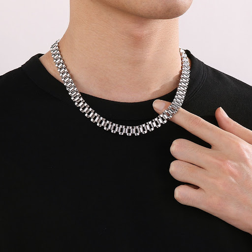 Title 2, Classic Fashion Mens Personality Titanium Stee...