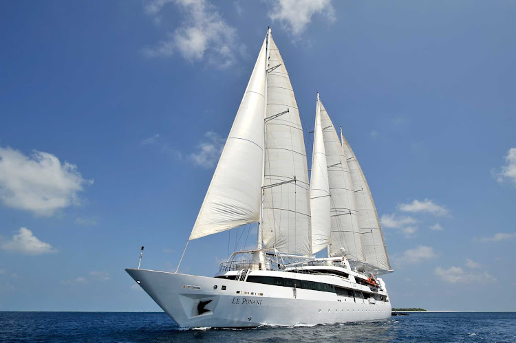 Take a dream cruise on Le Ponant for a small-ship yacht experience.