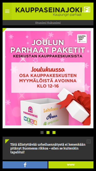 Kauppaseinäjoki Screen 3
