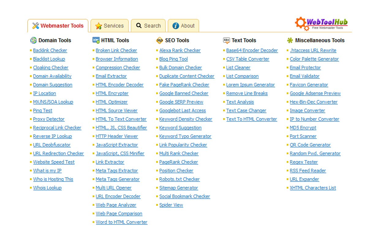 WebToolHub Preview image 0