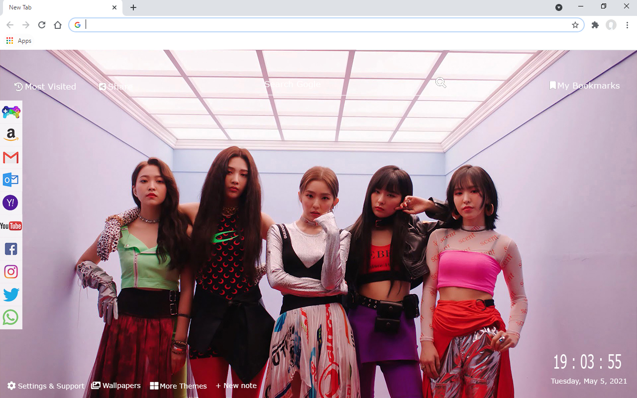 Red Velvet Wallpaper New Tab Preview image 7