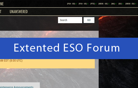 Extented ESO Forum Preview image 0