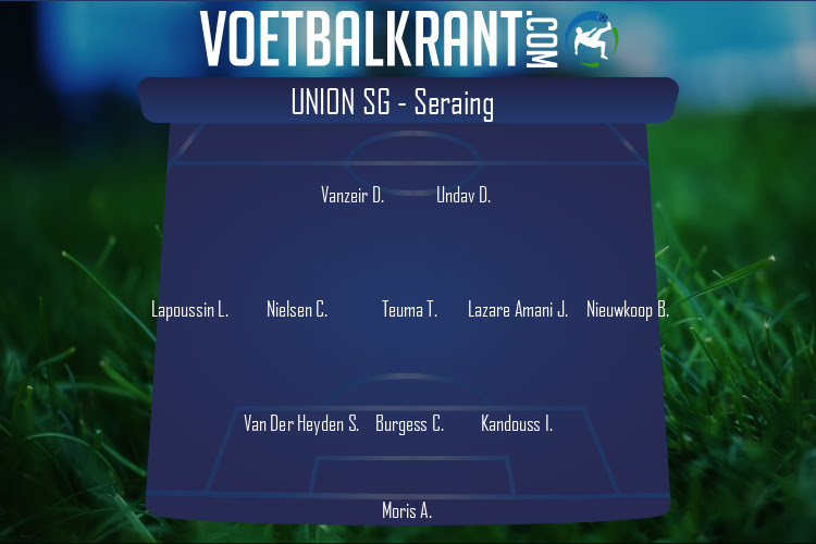 Opstelling Union SG | Union SG - Seraing (16/10/2021)