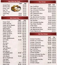 Krishna's Food Services menu 1