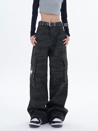 Title 3, Womens Tooling Camouflage Slacks American Retr...