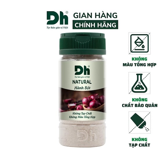 Bột Hành Nguyên Chất Natural Dh Foods Chế Biến Thực Phẩm 40Gr - Dhgvt57