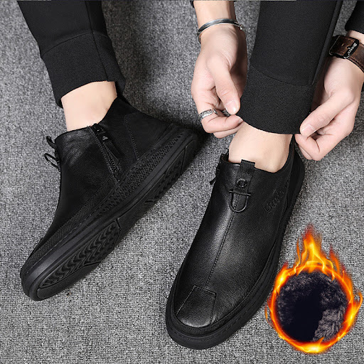 Title 3, Mens casual leather shoes Experience all-day c...