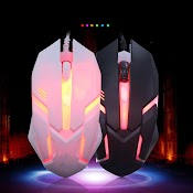 Chuột Chơi Game Có Dây 1000 Dpi Chuột Máy Tính Rgb Có Đèn Led Cá Tính Dành Cho Pc/ Laptop S1