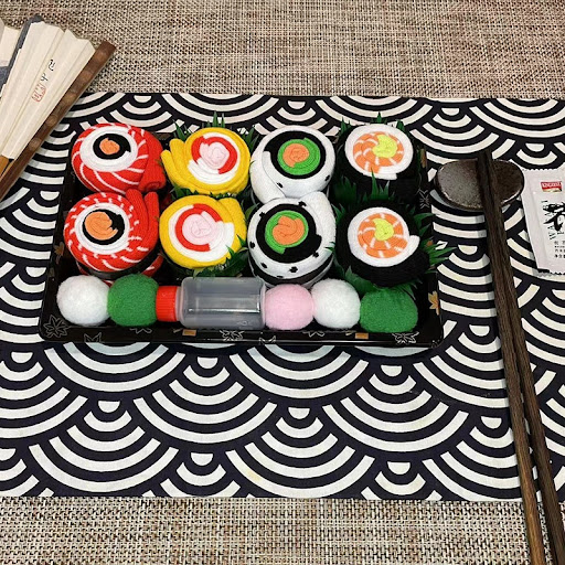 Title 5, Fashion and Creative Simulation Sushi Socks Fun...