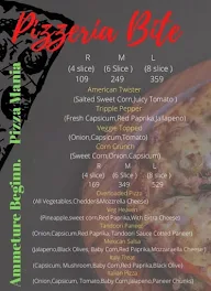 Pizzeria Bite menu 1