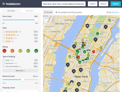 hotelscan - Hotel Search Screenshot
