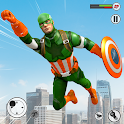 Icon Rope Captain Superhero Fight