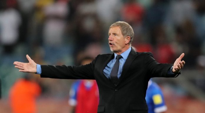 Bafana Bafana head coach Stuart Baxter.