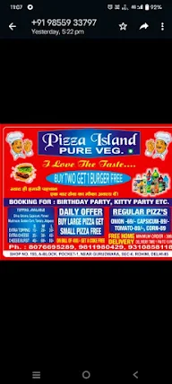 Pizza Island menu 1