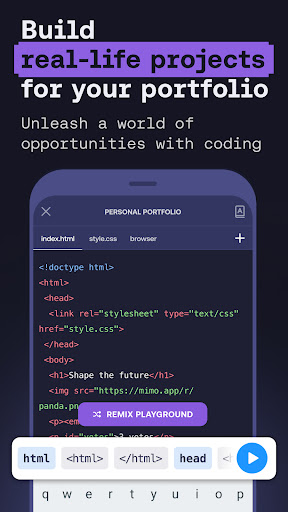 Screenshot Learn Coding/Programming: Mimo