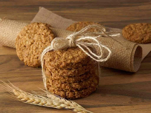 Eggless White Oats Meal Cookies