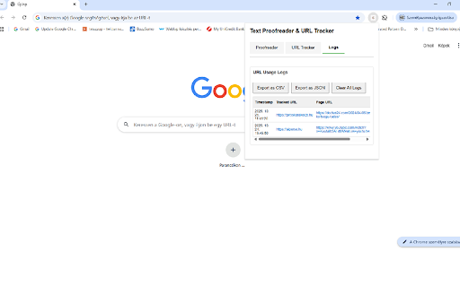 Text Proofreader & URL Tracker screenshot 1