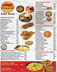 Food Bengal menu 1