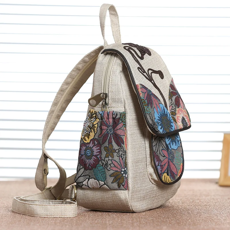 Mochila étnica original ideal para viajes y uso diario. Diseño auténtico, duradera y cómoda para transportar tus pertenencias con estilo.