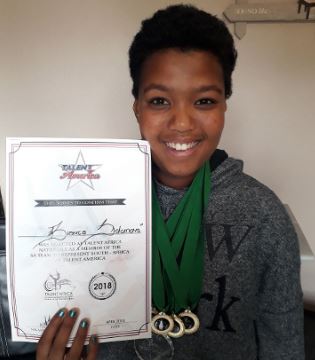 Bianca Solomons is raising funds to fulfil her dream of singing in an American talent competition.