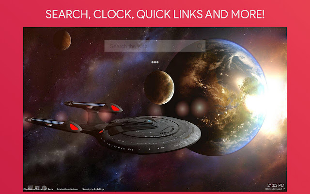 Star Trek Wallpaper HD Custom New Tab