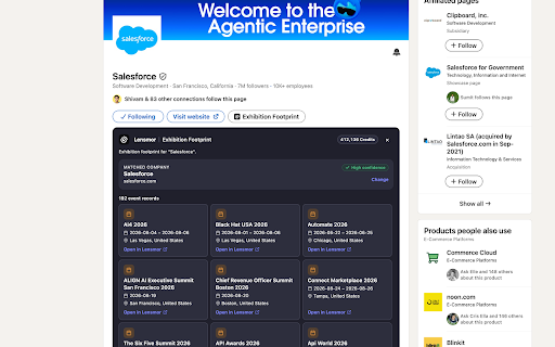 Lensmor – Trade Show Footprint for LinkedIn screenshot 2