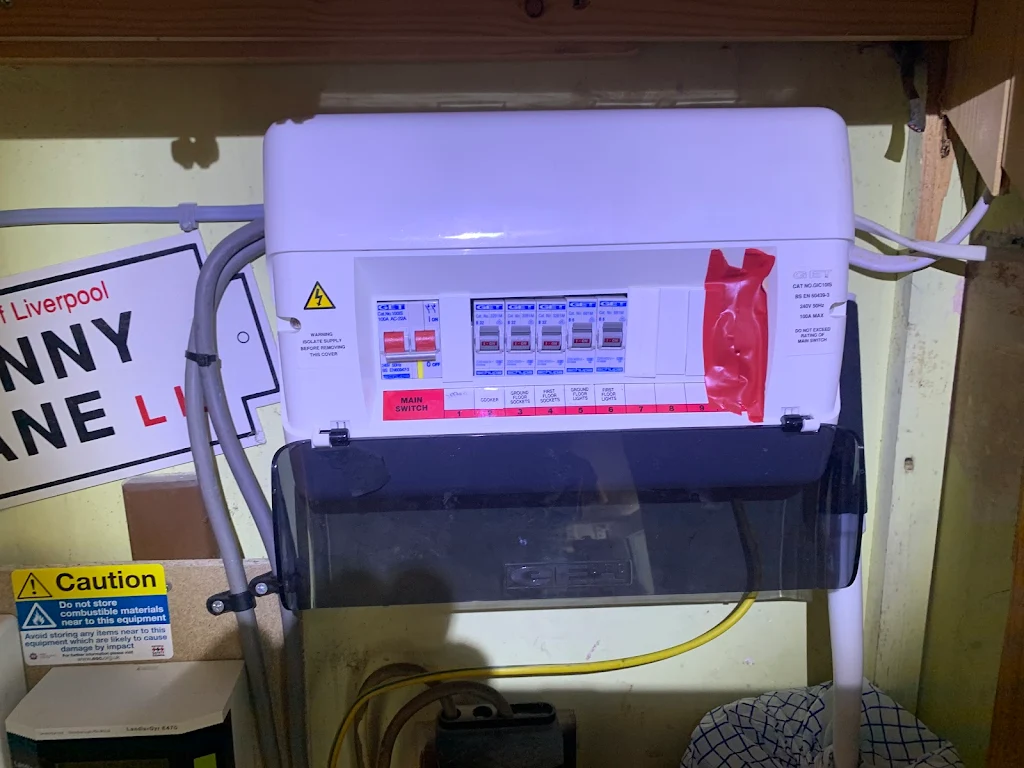 Album cover: Consumer unit upgrade