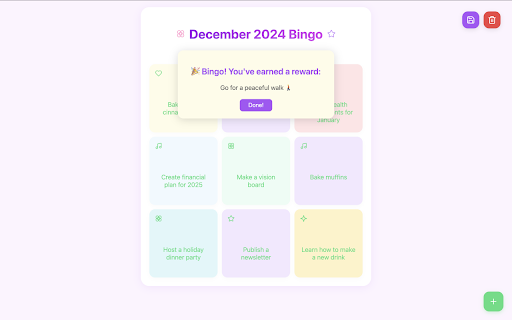 Monthly Bingo screenshot 2