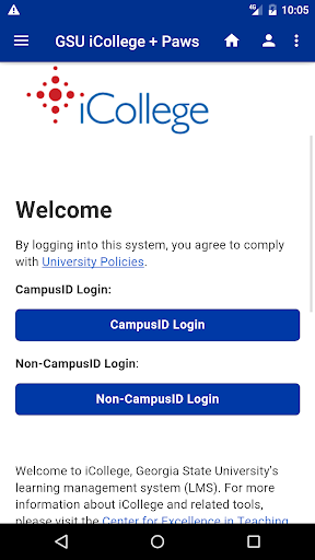 GSU Paws  iCollege