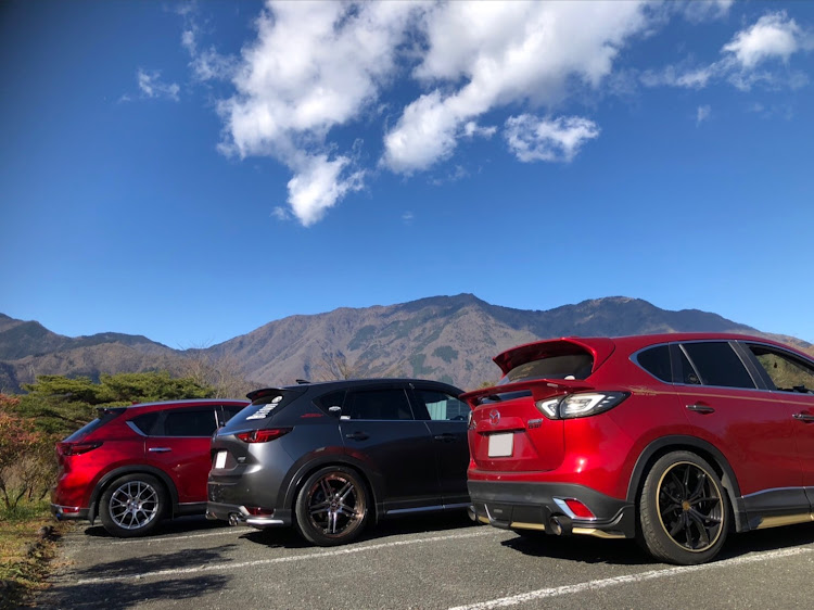 CX-5の富士山コラボの会・マジで天気に恵まれた🤩・今日は投稿が祭りだーっ✊・今年最後のオフ会？🙄・車検対応しなければ、、、に関するカスタム事例の投稿画像19枚目