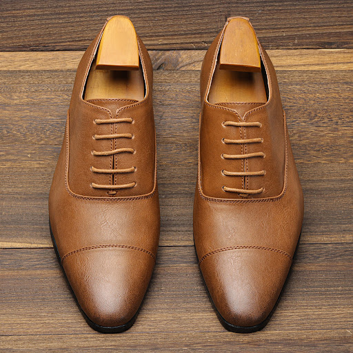 Title 12, High-end Pointed Oxford Business Shoes, Comfort...