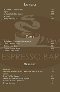 Brew Master Espresso Bar menu 6