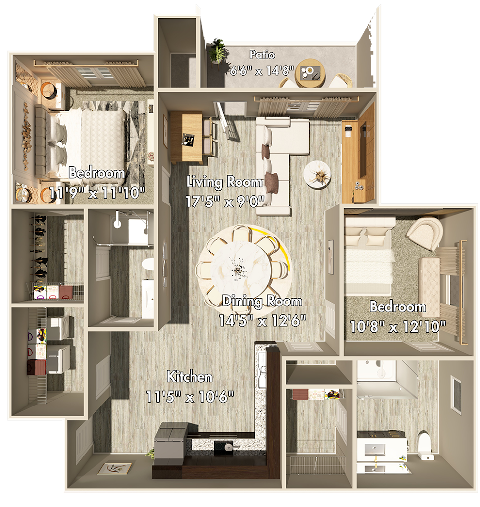 Tuscan Floorplan Diagram