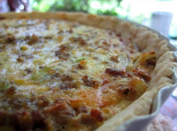 Cheesy Sausage Quiche_image