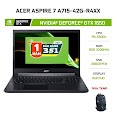 [Mã Elbau4 Giảm 4%] Laptop Acer Aspire 7 A715 - 42G - R4Xx R5 - 5500U|8Gb|256Gb|15.6' |Gtx1650 W11