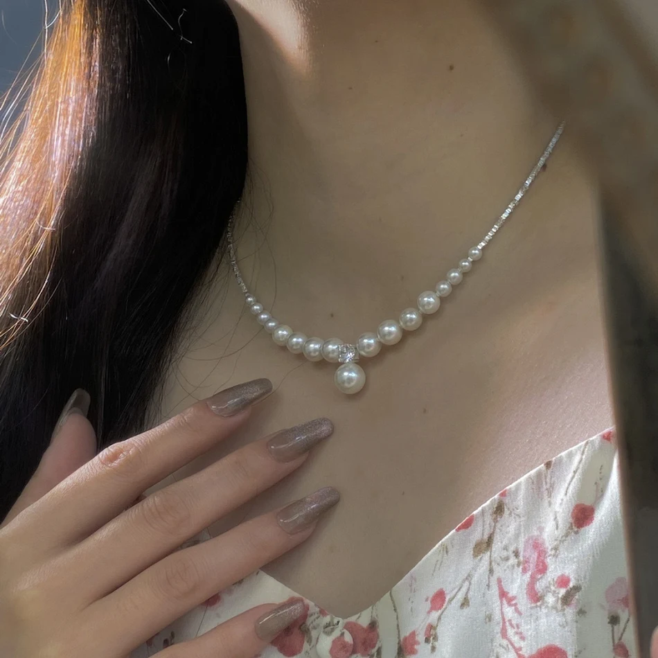 Temperament Ketting Dames, lichte luxe, minderheid, hoogwaardige clavicula ketting, stijlvol sieraad voor vrouwen.